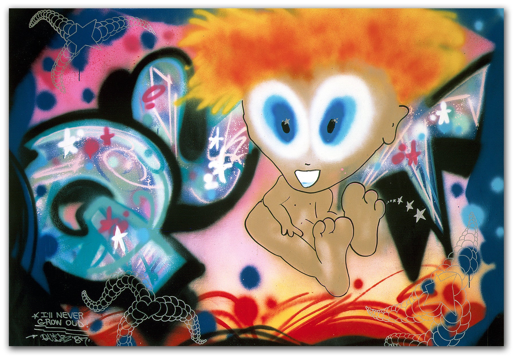 QUIK - "I'll Never Grow Old" Paining 1987