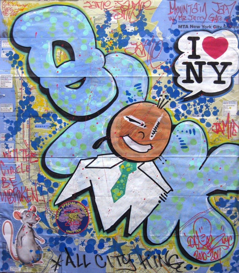 QUIK - "Mr. IBM" NYC Transit Map