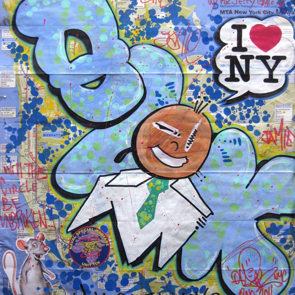 QUIK - "Mr. IBM" NYC Transit Map