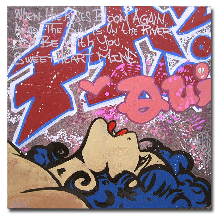 QUIK - "When The Roses Bloom" Painting