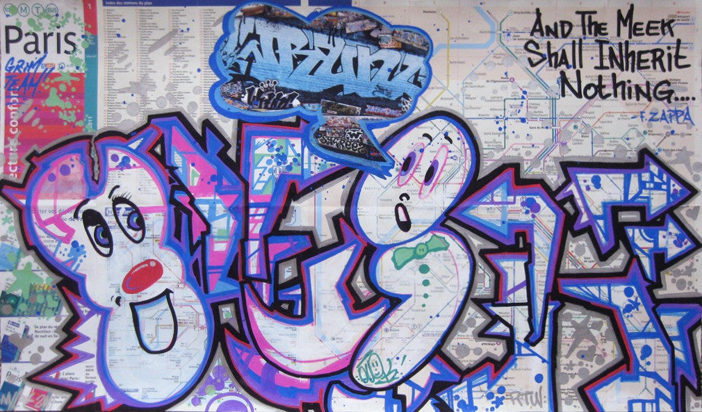 QUIK - "The Meek" Paris Transit Map
