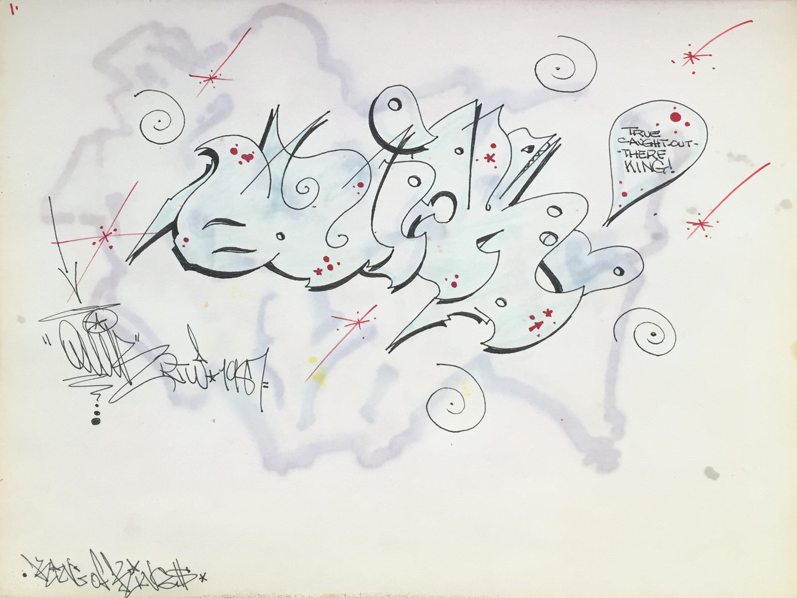 QUIK - "True King" Black Book Page 1987