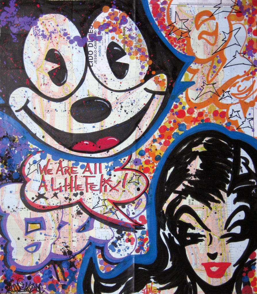 QUIK - "We are all a little Felix"  Map