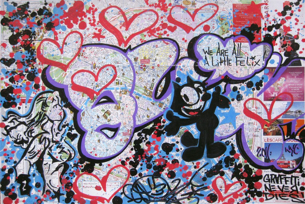 QUIK - "We are all a little Felix"- Paris Map