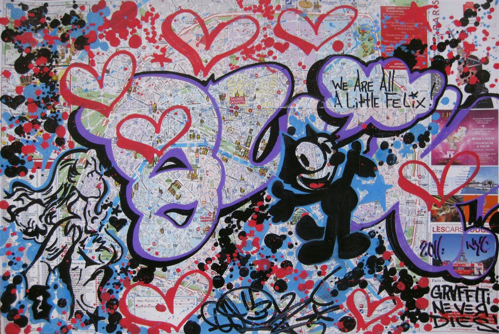 QUIK - "All a little Felix" Paris Map