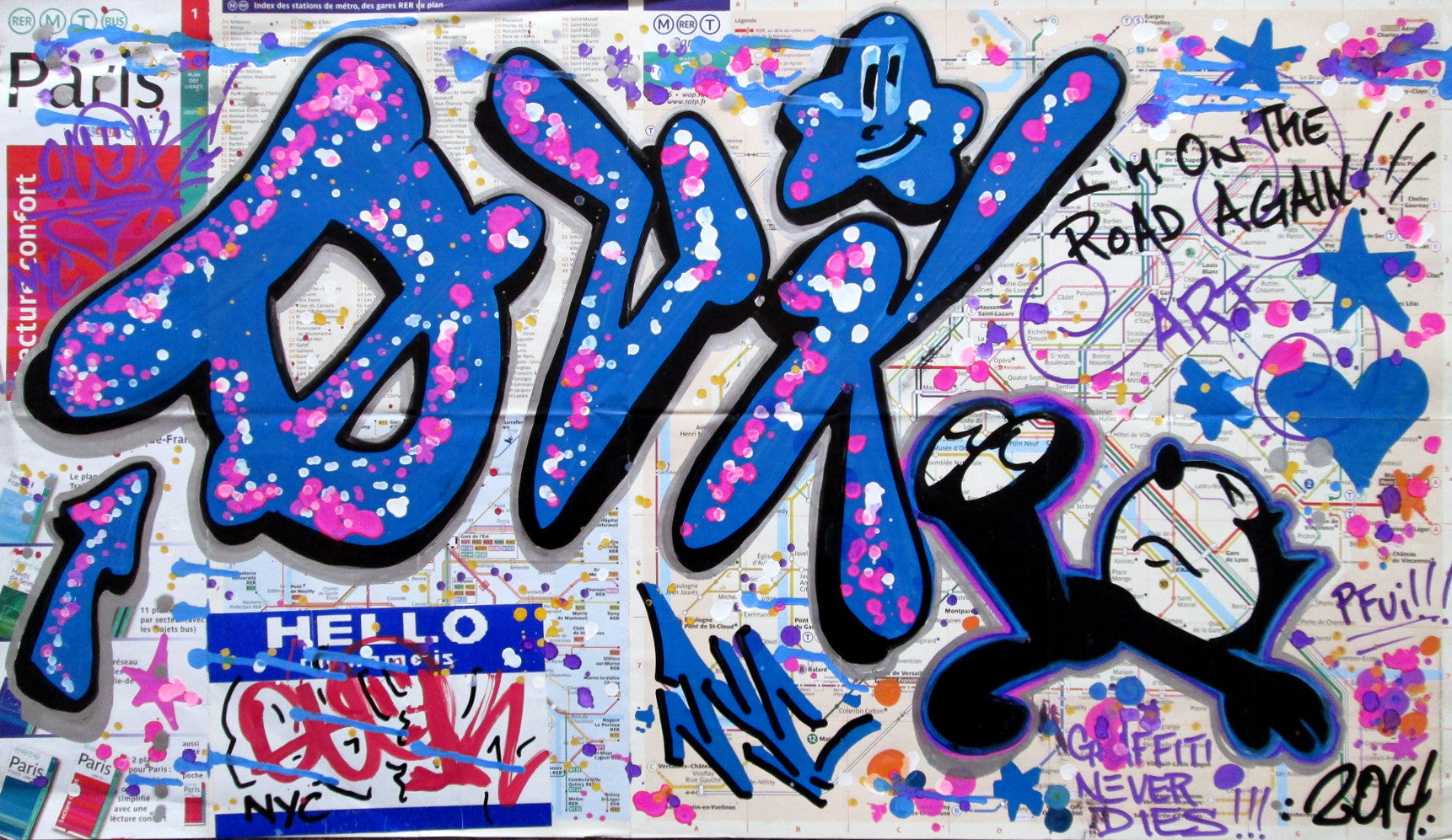 QUIK - "On The Road" Paris Map