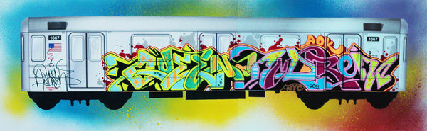 QUEEN ANDREA  "Untitled" Trains of Thought