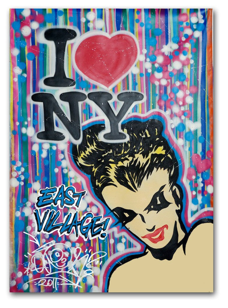 QUIK - "Jamie East Village" Painting