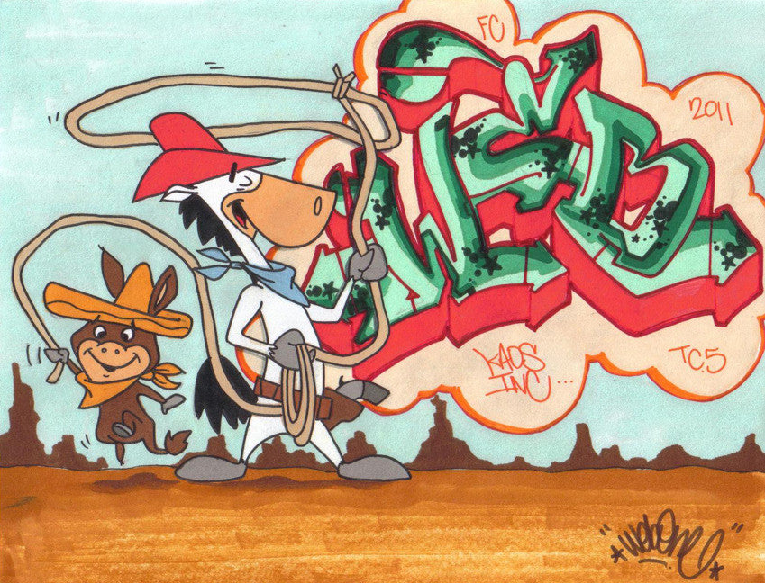 WEB ONE - TC5 - "Quik Draw"  Blackbook Drawing