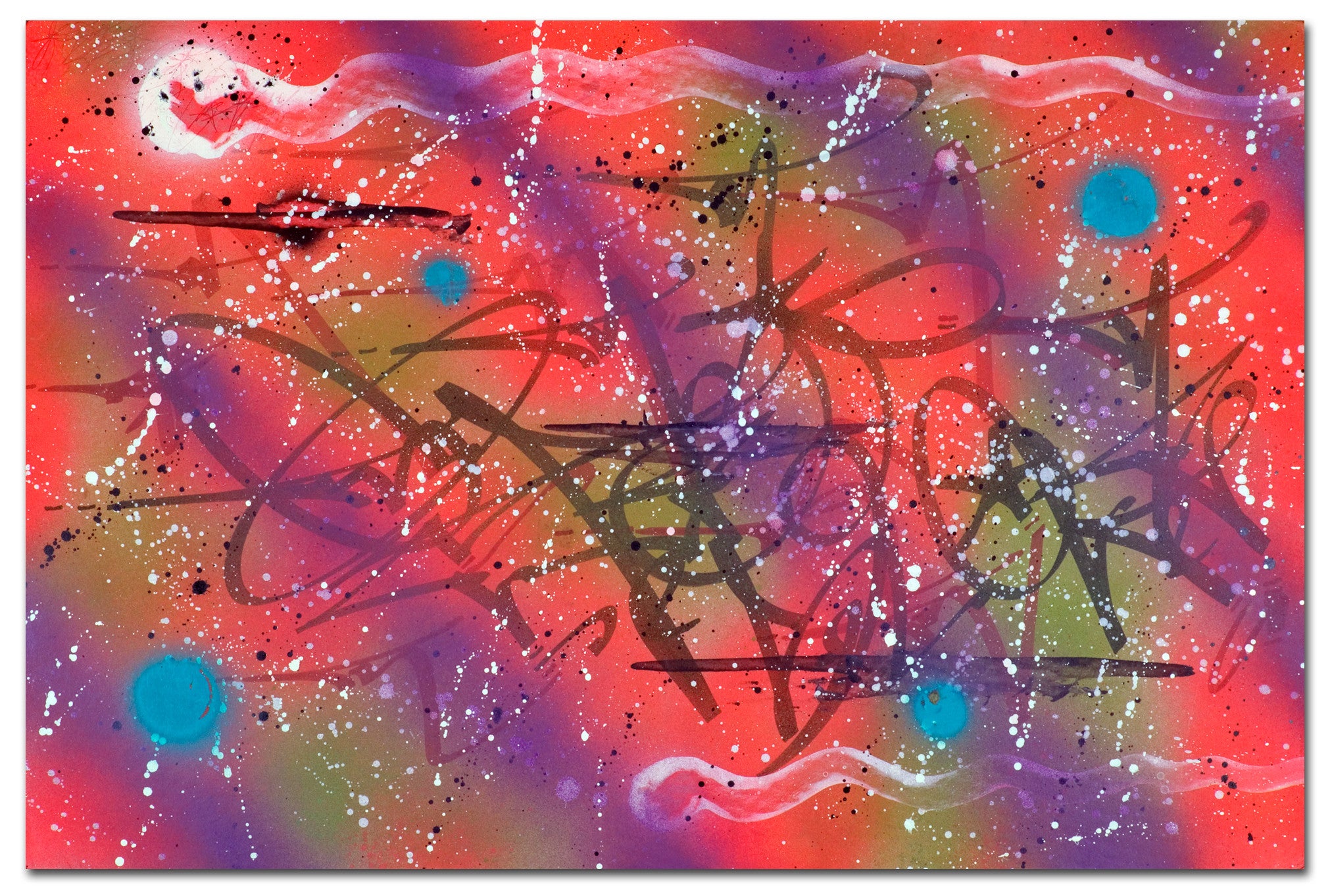 RAMMELLZEE - "Epiloge" Painting 1983-4