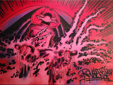 REVOLT -  " Satanicus Revolicious Pandemonium"  Painting