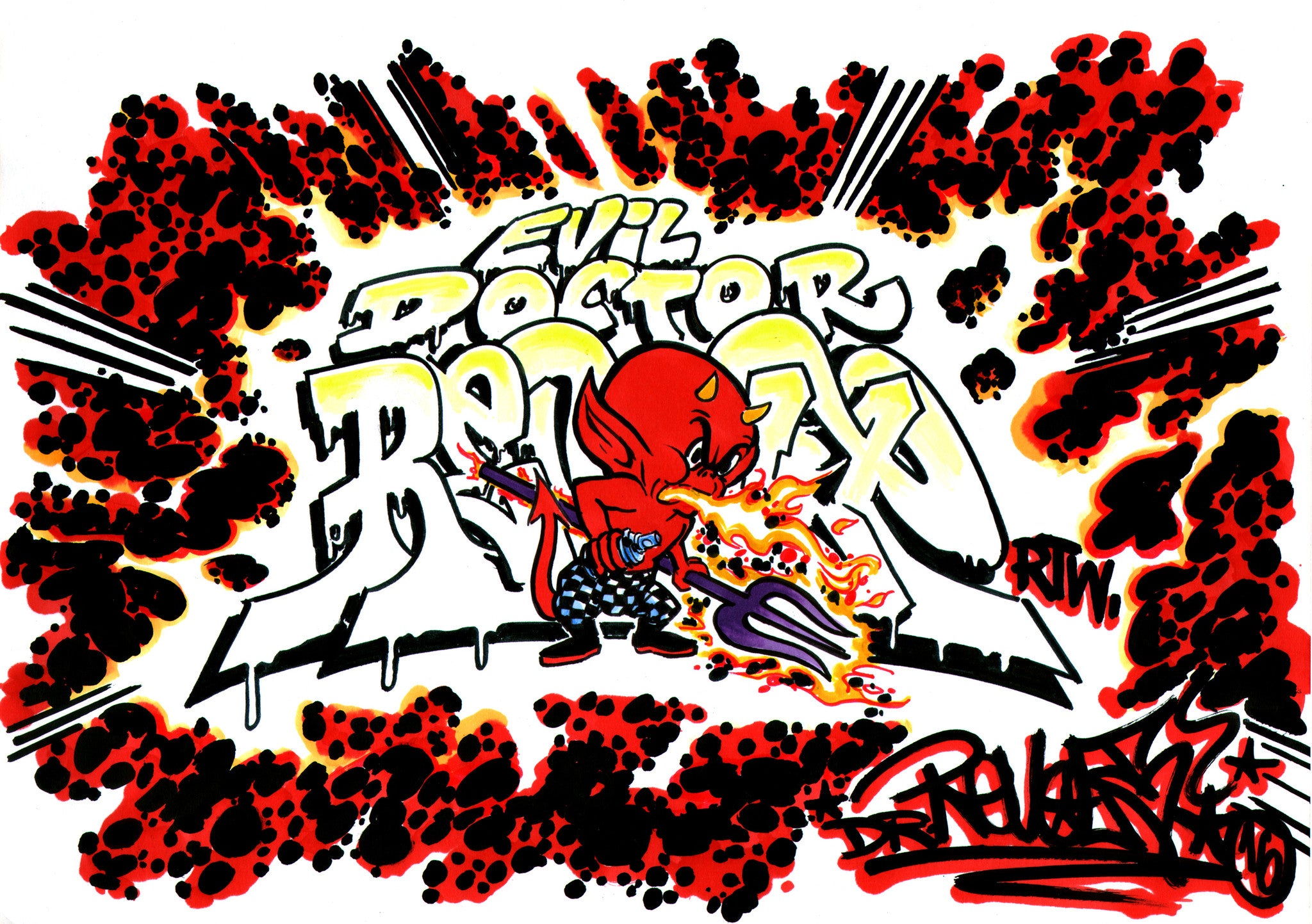 REVOLT -  "Evil Doctor REVOLT "  Black Book
