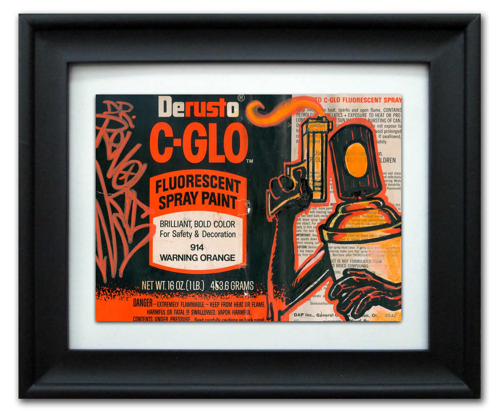 DR REVOLT - "Derusto C-GLO" Vintage Label