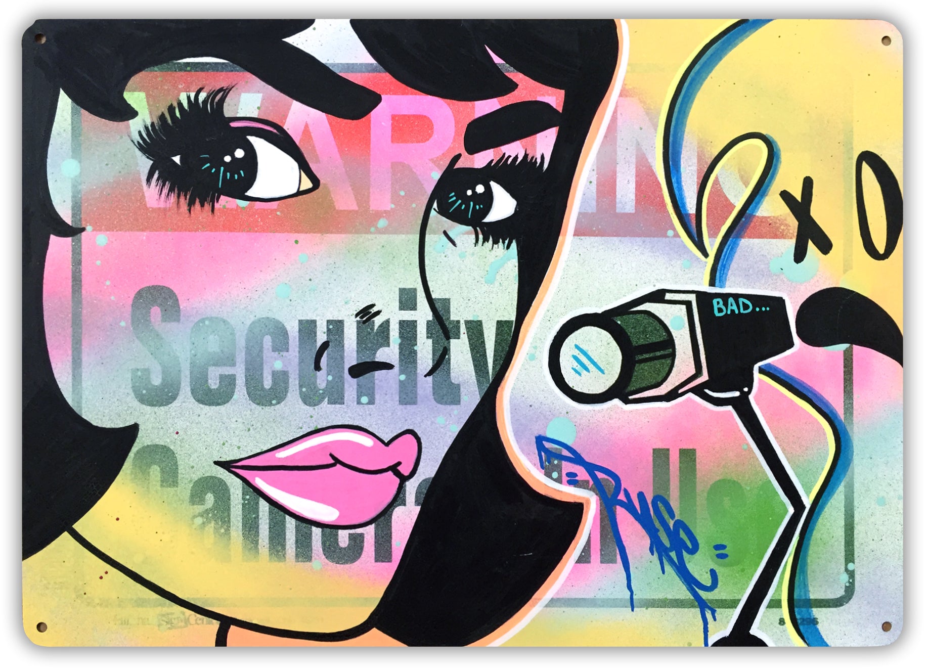 MS RUSE  "B.A.D" surveillance  Sign