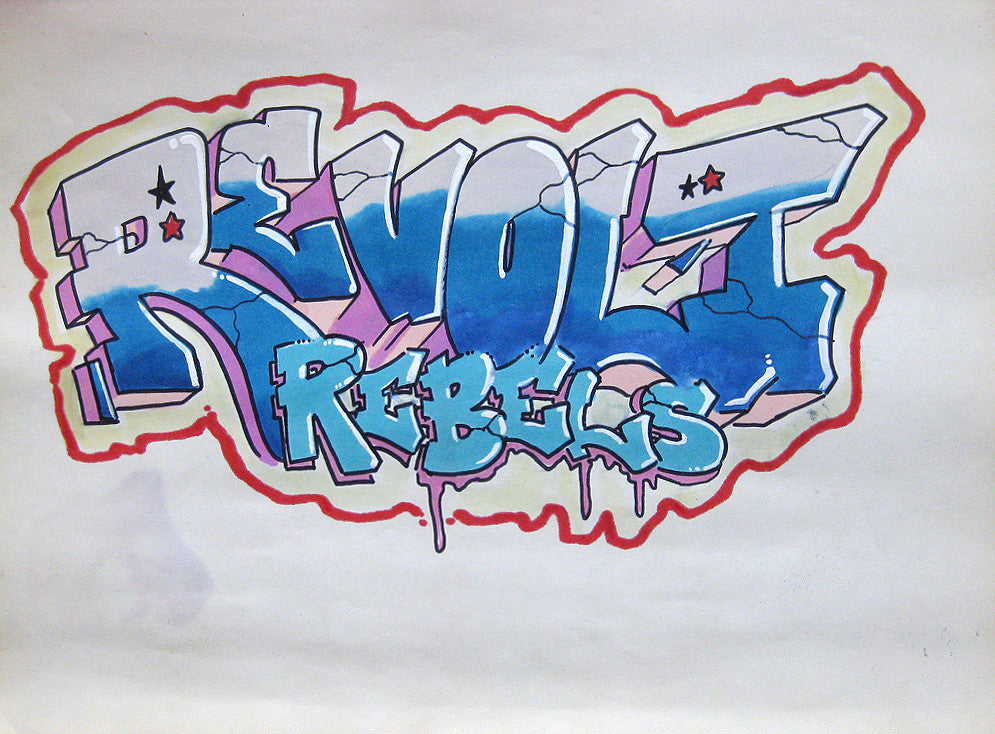 REVOLT -  " Rebels"  Black Book piece 1984