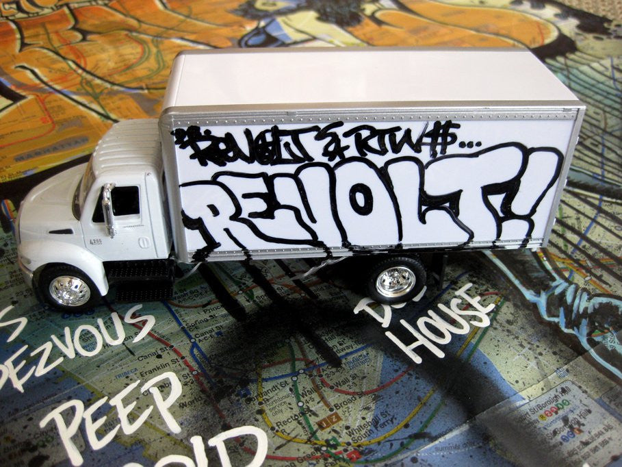 REVOLT - 8" DIY Box Truck- Tagged  Up