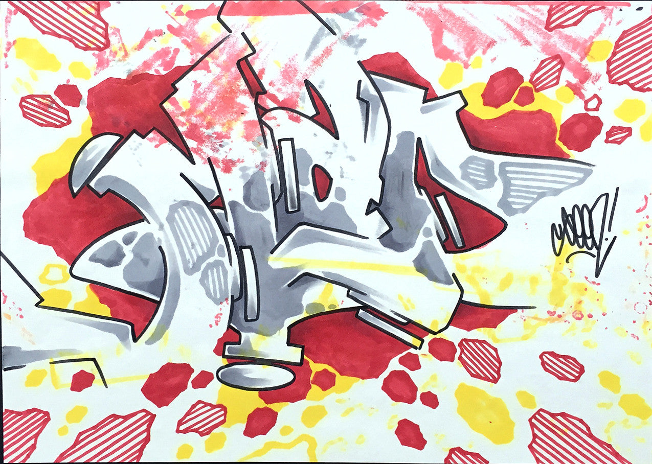 GRAFFITI ARTIST SEEN - "MAD" - Drawing