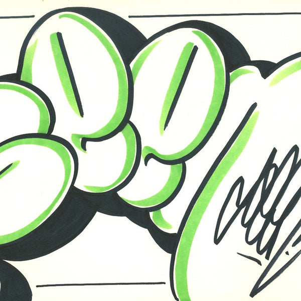 GRAFFITI ARTIST SEEN - Bubble 8- Drawing