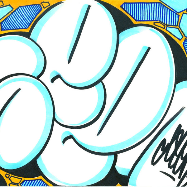 GRAFFITI ARTIST SEEN - Bubble SEEN 4- Drawing