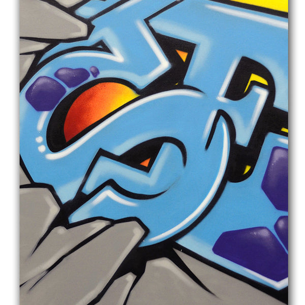 GRAFFITI ARTIST SEEN - Untitled 6- Rock Painting