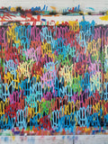 GRAFFITI ARTIST SEEN  -  "X-LARGE Tag painting"  180cm x 180cm  Aerosol on Canvas