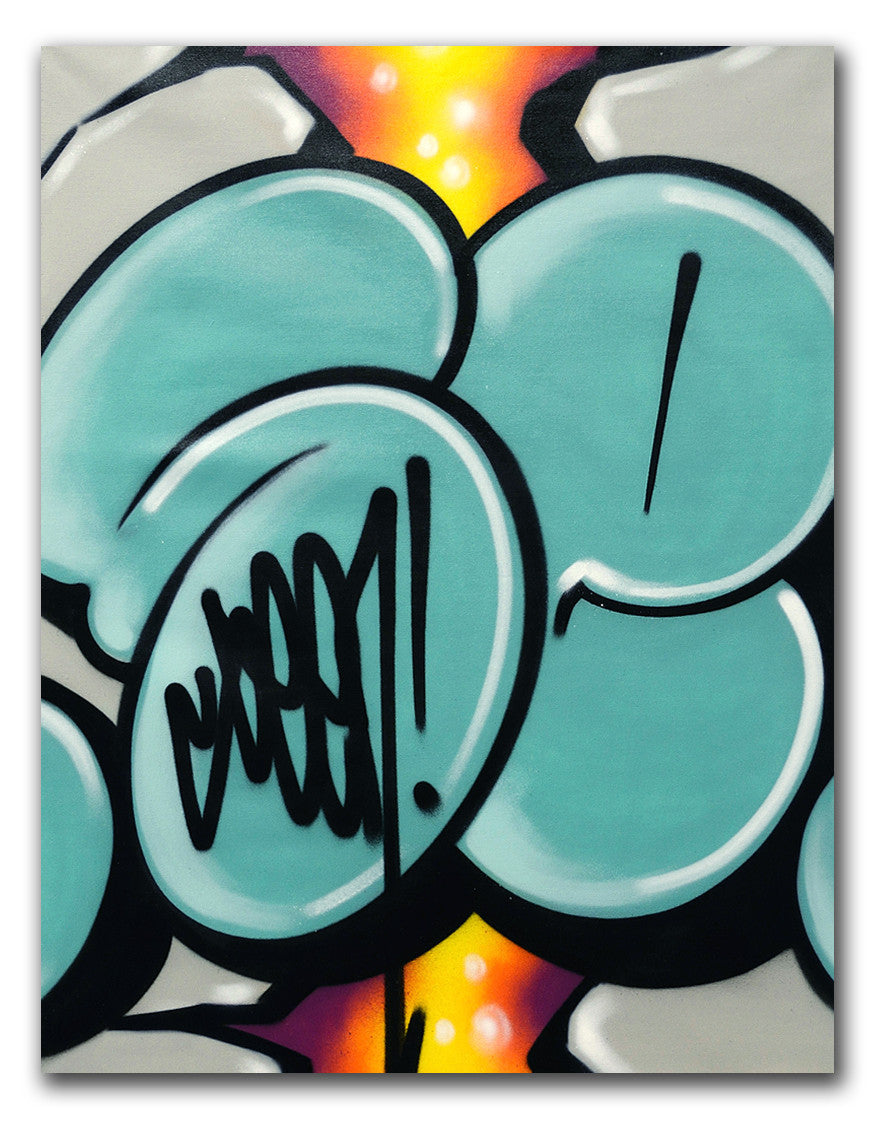 GRAFFITI ARTIST SEEN - Untitled 7- Rock Painting