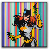 SEEN  -  "Batgirl"  Aerosol on  Canvas