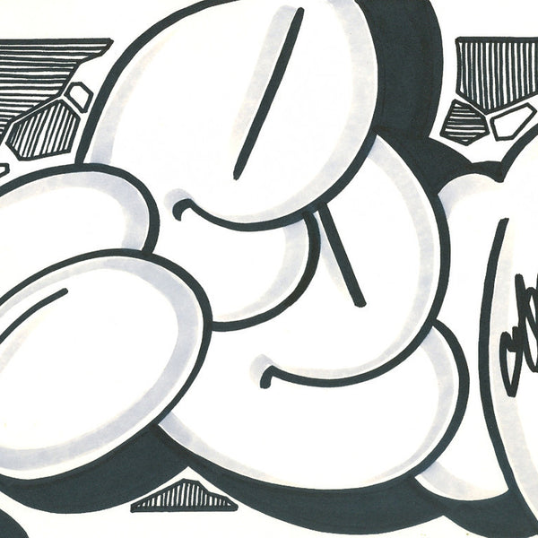 GRAFFITI ARTIST SEEN - Bubble 16- Drawing