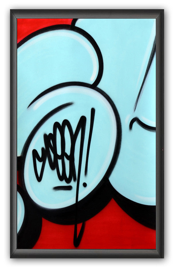 GRAFFITI ARTIST SEEN - "Bubble #11" Painting on paper