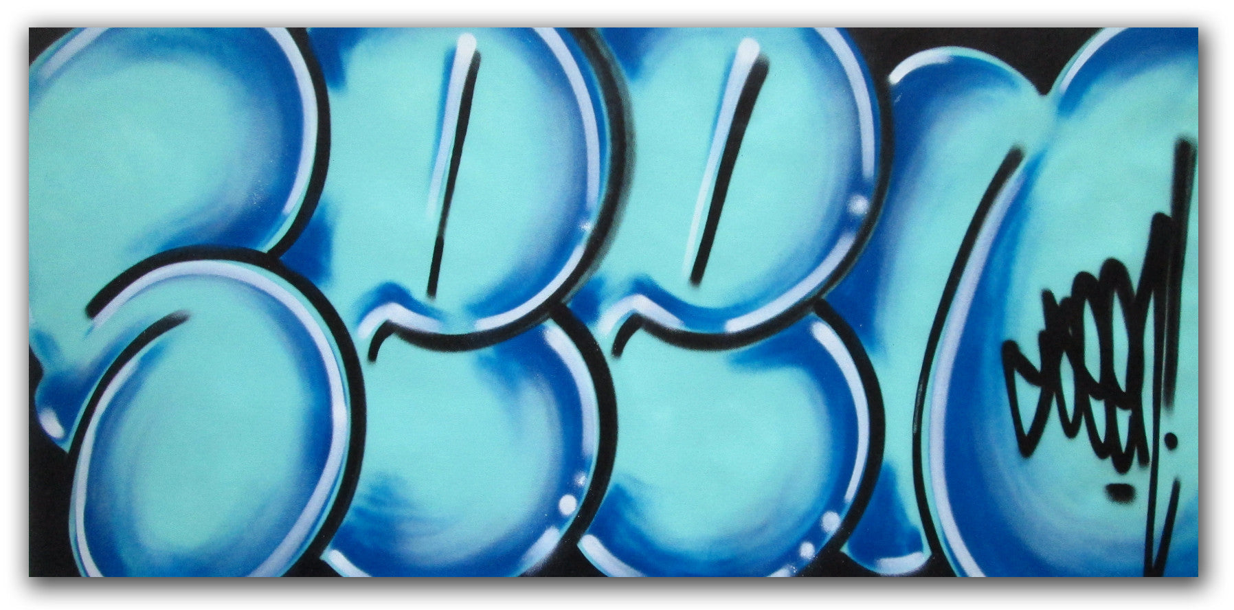 GRAFFITI ARTIST SEEN - "Classic Bubble 6" Painting