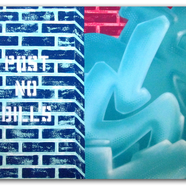 GRAFFITI ARTIST SEEN - "Post No Bills" Painting