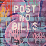 GRAFFITI ARTIST SEEN  -  "Wall 1"  Aerosol on  Canvas