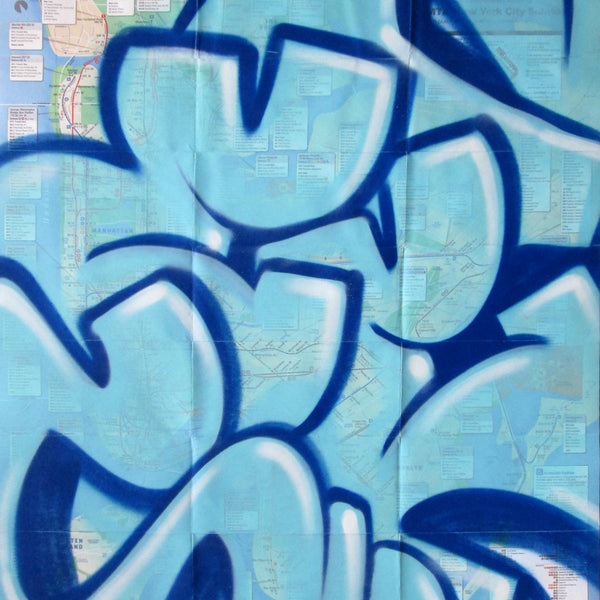 GRAFFITI ARTIST SEEN -  "Full SEEN Tube" NYC Map