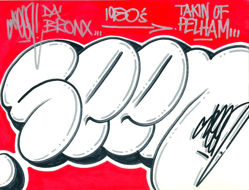 GRAFFITI ARTIST SEEN - Taking of Pelham- Drawing