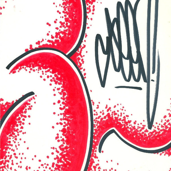 GRAFFITI ARTIST SEEN - Untitled 2 - Drawing