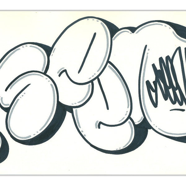 GRAFFITI ARTIST SEEN - Untitled 3- Drawing