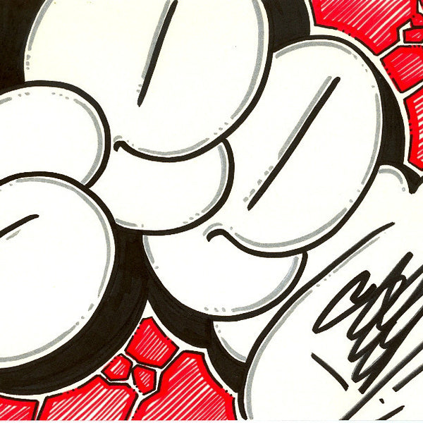 GRAFFITI ARTIST SEEN - Bubble 5- Drawing