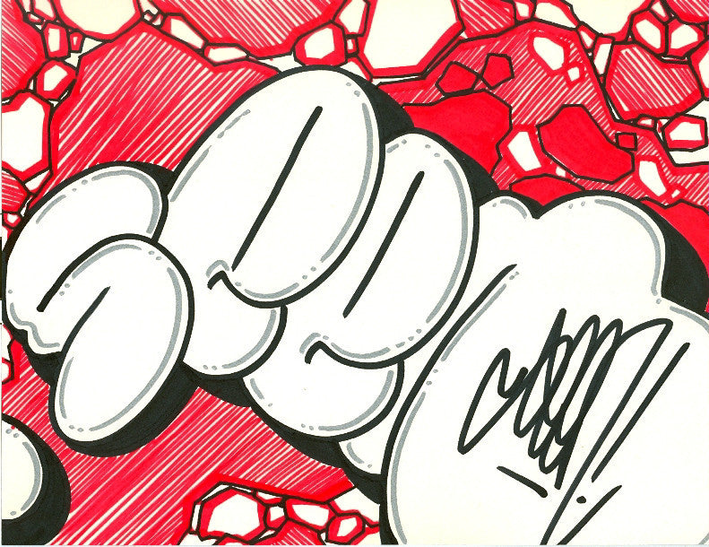 GRAFFITI ARTIST SEEN - Bubble 4- Drawing
