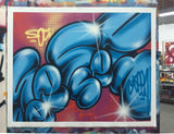 GRAFFITI ARTIST SEEN  -  "Floating Bubbles" -   Aerosol on  Canvas