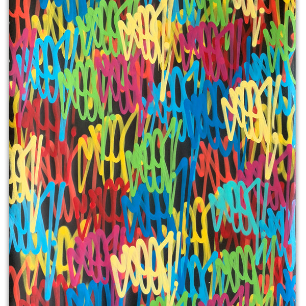 GRAFFITI ARTIST SEEN - "Multi Tags" painting