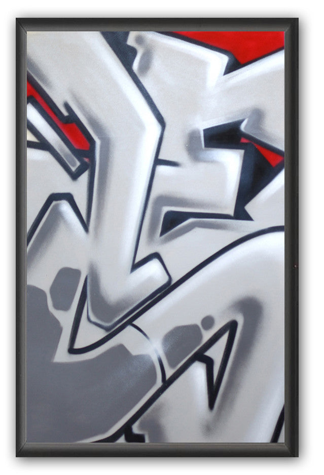 GRAFFITI ARTIST SEEN - "Subway S #18" Painting on paper