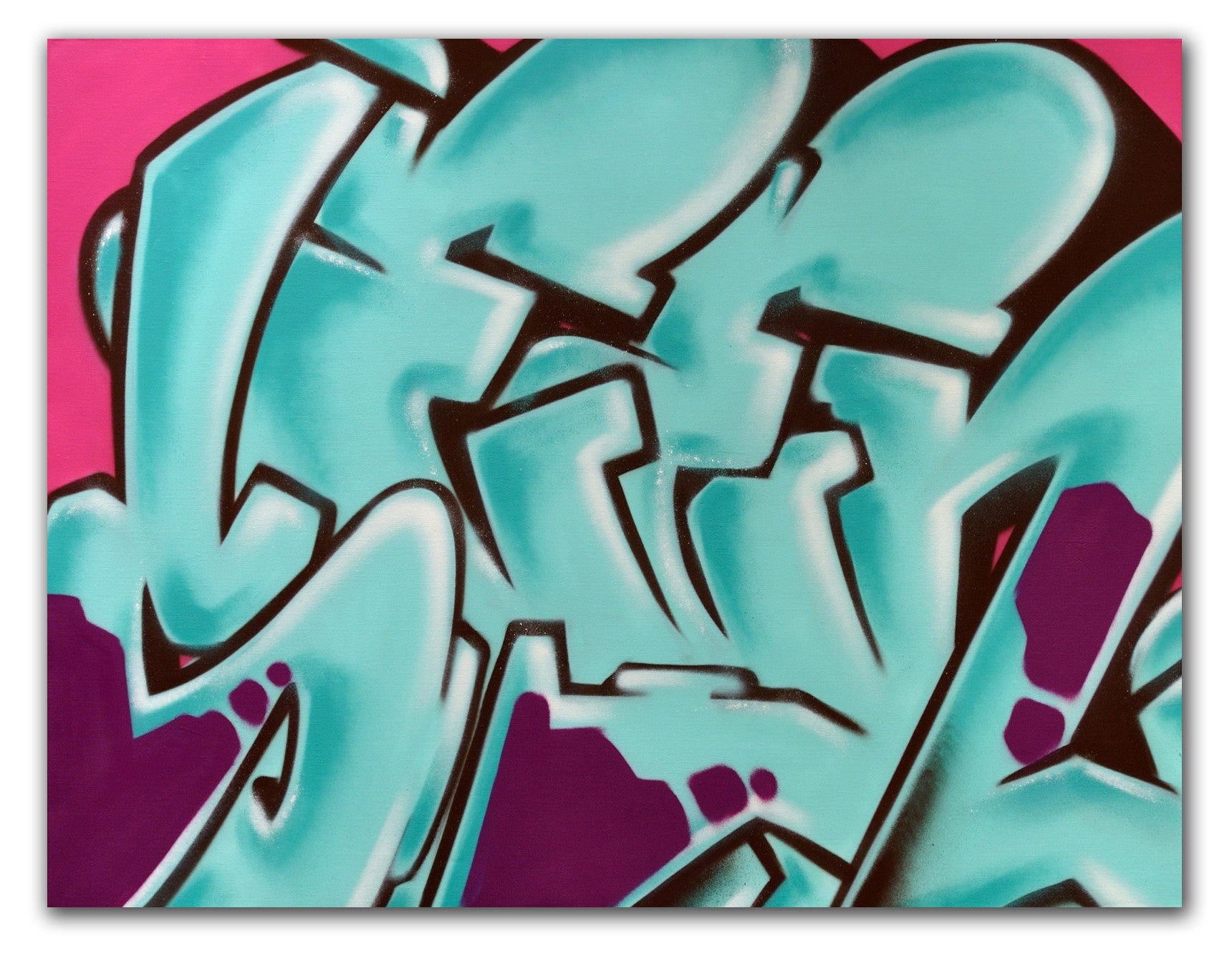 GRAFFITI ARTIST SEEN - "SEEN" Painting on Canvas