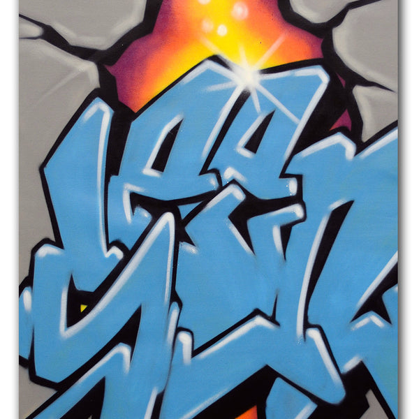 GRAFFITI ARTIST SEEN - Untitled 4- Rock Painting