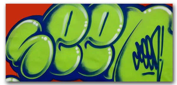 GRAFFITI ARTIST SEEN - Untitled 3 - Classic Bubble Painting