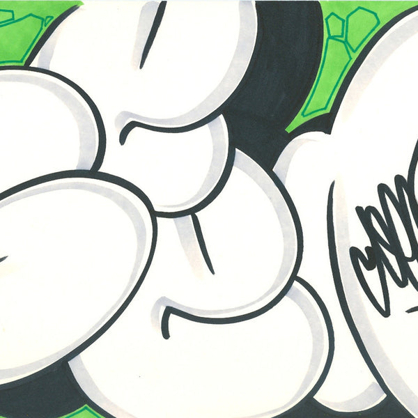 GRAFFITI ARTIST SEEN - Bubble 20- Drawing