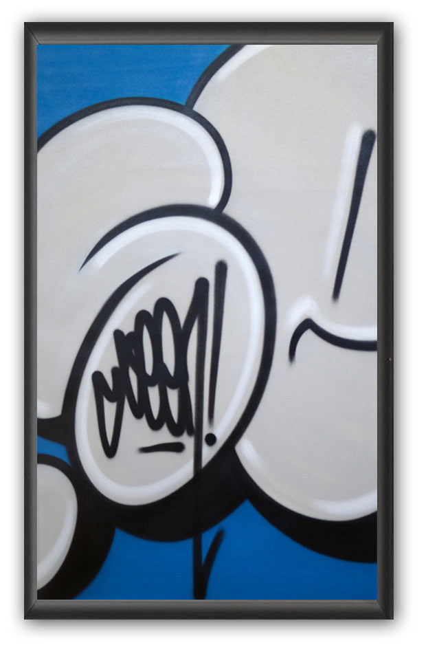 GRAFFITI ARTIST SEEN -  "Bubble #14"  Painting on paper