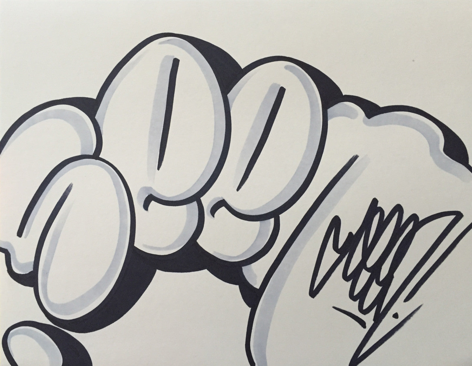 GRAFFITI ARTIST SEEN - "Bubble" - Drawing