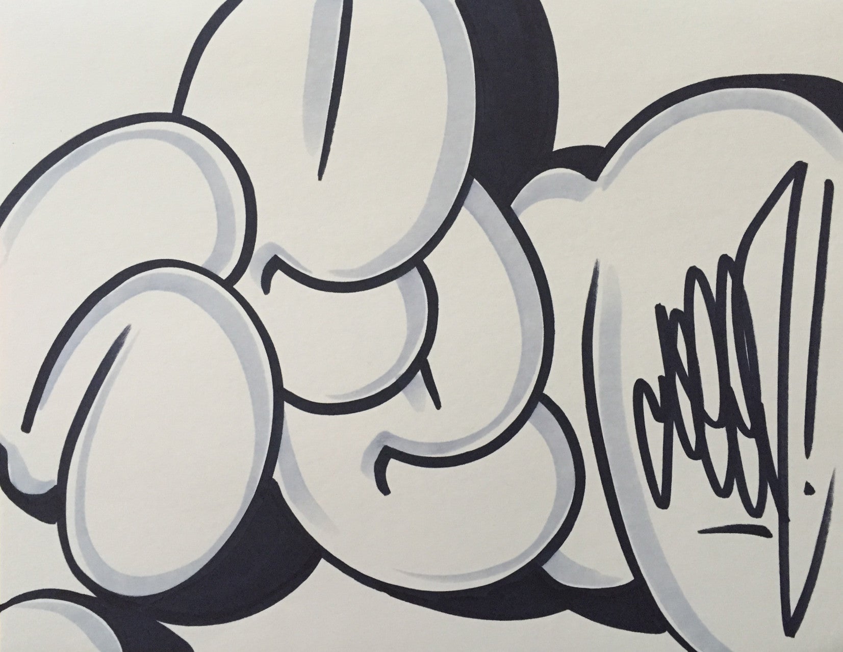 GRAFFITI ARTIST SEEN - "Bubble" - Drawing