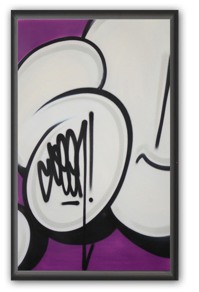 GRAFFITI ARTIST SEEN - "Bubble #16" Painting on paper
