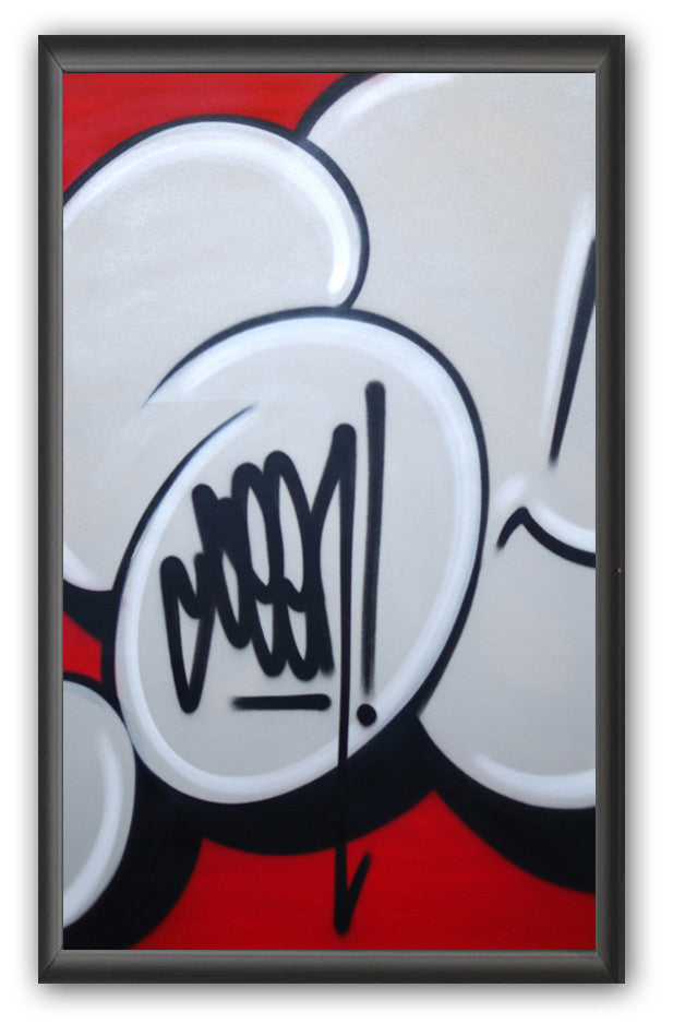GRAFFITI ARTIST SEEN - "Bubble #8" Painting on paper